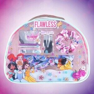 Disney Princess 7 Piece Hair Accessories Handbag Aerial Cinderella New